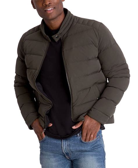 michael kors men's hipster stretch puffer jacket|Michael Kors men's jacket fleece.